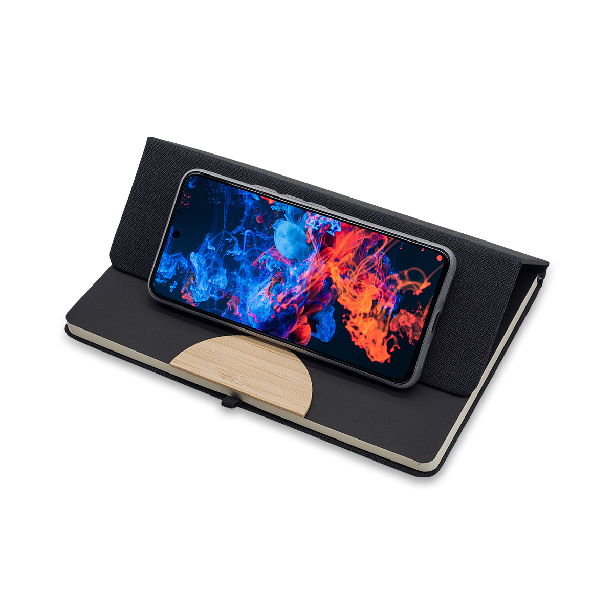 FOLD notepad and pen set, black | Promolog