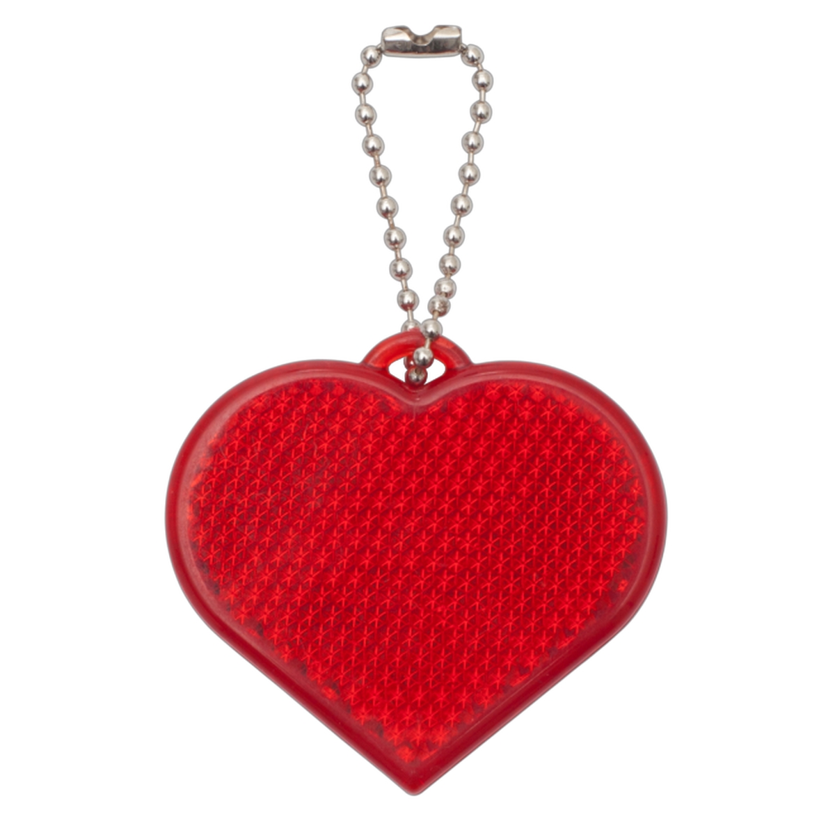 HEART REFLECT key ring, red | Promolog